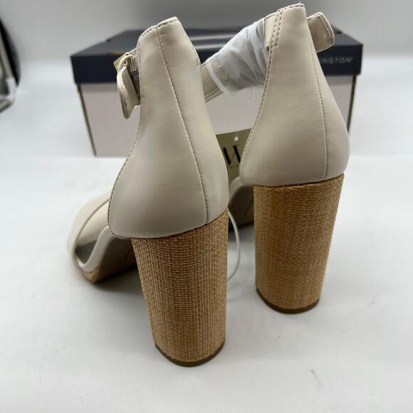 Worthington Womens Lynch Heeled Sandals Ivory Size 9M - Picture 6 of 11